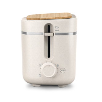 Philips | Toaster | HD2640/10 Eco Conscious Edition | Power 830 W | Number of slots 2 | Housing material 100% Bio-based plastic Philips | Toaster | HD2640/10 Eco Conscious Edition | Power 830 W | Number of slots 2 | Housing material 100% Bio-based plastic