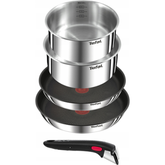 TEFAL | Ingenio Emotion 5-piece Set | L897S574 | Frying | Diameter 16/20/22/28 cm | Suitable for induction hob | Removable handl