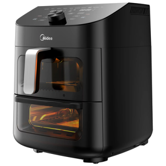 Midea Two Zone Airfryer | MAD1100DADK | Power 1850 W | Capacity 4.4/6.4 L | Rapid Air technology | Black Midea Two Zone Airfryer | MAD1100DADK | Power 1850 W | Capacity 4.4/6.4 L | Rapid Air technology | Black
