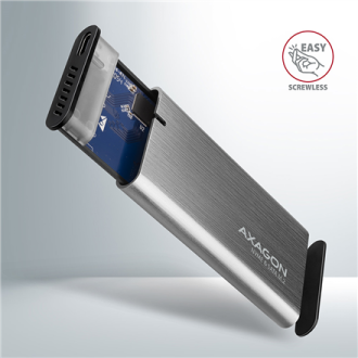 AXAGON External USB-C 3.2 Gen 2 metal box for M.2 NVMe & SATA SSD disks | EEM2-SG2 AXAGON External USB-C 3.2 Gen 2 metal box for M.2 NVMe & SATA SSD disks | EEM2-SG2