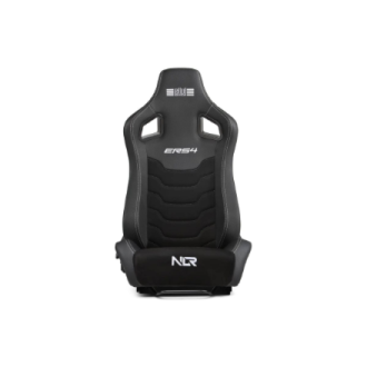 Next Level Racing | ERS4 Elite PU Leather & Suede Edition | Reclining Seat | PU Leather and Suede | Black