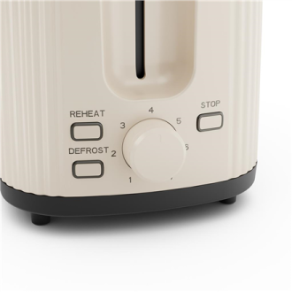 Princess Wave Toaster | 142337 | Power 930 W | Number of slots 2 | Housing material Plastic | Beige