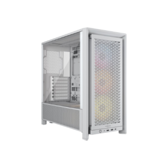 Corsair PC Case | Frame 4000D RS ARGB Modular | Mid-Tower | White Corsair PC Case | Frame 4000D RS ARGB Modular | Mid-Tower | White