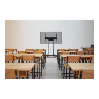 Neomounts Floor stand | FL55-875BL1 TV Trolley Motorised | Adjustable Height | 55-100 Neomounts Floor stand | FL55-875BL1 TV Trolley Motorised | Adjustable Height | 55-100