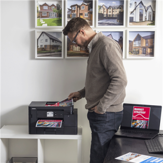 Brother | Multifunctional printer | MFC-J4550DW | Inkjet | Colour | All-in-one | A4 | Wi-Fi | Black Brother | Multifunctional printer | MFC-J4550DW | Inkjet | Colour | All-in-one | A4 | Wi-Fi | Black