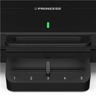 Princess Waffle Maker | 132384 | 1200 W | Number of pastry 10 | Heart shaped | Black