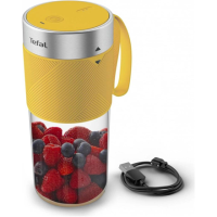 TEFAL | Blender | BL1C0230 LightMix On the Go | Tabletop | Jar material Tritan | Jar capacity 0.3 L | Yellow/Transparent TEFAL | Blender | BL1C0230 LightMix On the Go | Tabletop | Jar material Tritan | Jar capacity 0.3 L | Yellow/Transparent