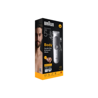 Braun Body Groomer | Series 5 BG5550 | Cordless | Lght Grey Braun Body Groomer | Series 5 BG5550 | Cordless | Lght Grey