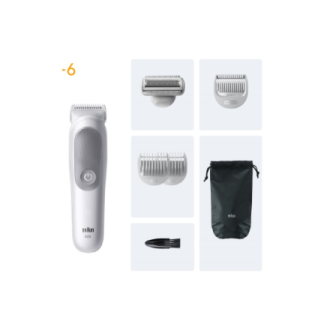 Braun Body Groomer | Series 5 BG5550 | Cordless | Lght Grey Braun Body Groomer | Series 5 BG5550 | Cordless | Lght Grey