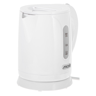 Mesko | Kettle | MS 1376 | Electric | 850 W | 0.8 L | Plastic | 360 rotational base | White