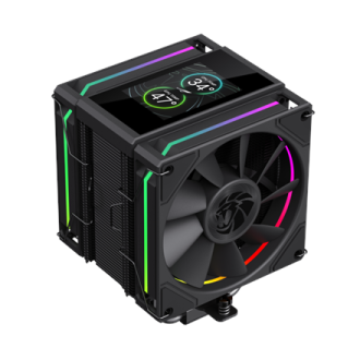 Gamemax CPU Air Cooler | SIGMA 620 LCD BK | Black Gamemax CPU Air Cooler | SIGMA 620 LCD BK | Black