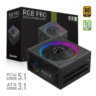 Gamemax PSU | RGB PRO 850G | 850 W | Gold | Full Modular Gamemax PSU | RGB PRO 850G | 850 W | Gold | Full Modular