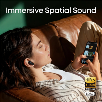 Anker Soundcore True Wireless Earphones | Liberty Buds | Bluetooth | Semi-in-ear | Microphone | Black | Noise canceling | Noise 
