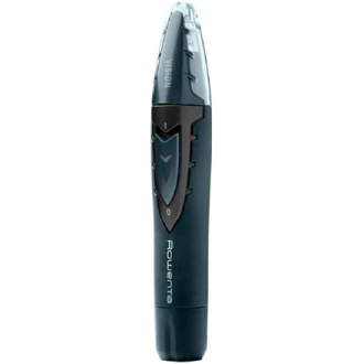 Rowenta Nose and Ear Trimmer | TN3011F0 | Cordless | Wet & Dry | Black/Blue