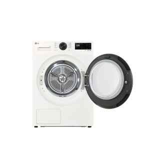 LG Dryer Machine with Heat Pump | RHX5009TWB | Energy efficiency class B | Front loading | 9 kg | LED | Depth 66 cm | Wi-Fi | Wh LG Dryer Machine with Heat Pump | RHX5009TWB | Energy efficiency class B | Front loading | 9 kg | LED | Depth 66 cm | Wi-Fi | Wh