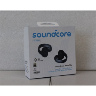 SALE OUT. Anker Soundcore AeroClip Open-Ears, Black | SALE OUT. Anker Soundcore Open-Ear Clip-On Earbuds with Adaptive Comfort |