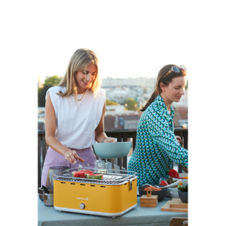 Barbecook Charcoal Table Grill Carlo , 44 x 33 x 21 cm | BC-CHA-1016 | Yellow Sunshine