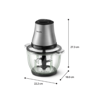 Philips Chopper | HR1503/00 Series 3000 | Stainless Steel | 500 W Philips Chopper | HR1503/00 Series 3000 | Stainless Steel | 500 W