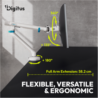 Digitus Desk Mount | Tilt, rotation, pivot | Single design monitor mount | 35 Digitus Desk Mount | Tilt, rotation, pivot | Single design monitor mount | 35
