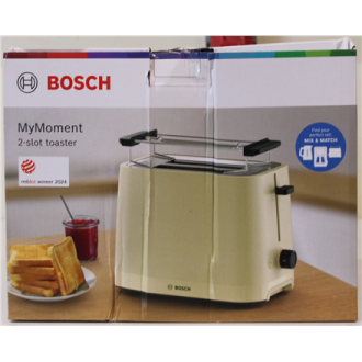 SALE OUT. Bosch TAT3M127 MyMoment Compact toaster, 950 W, 2 slots, Beige | SALE OUT. Compact Toaster | TAT3M127 MyMoment | Numbe