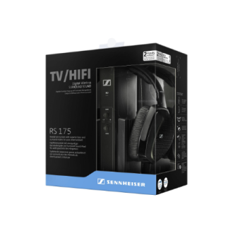 Sennheiser | Wireless Headphones | RS 175-U | Over-ear | Black | Wireless