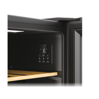 Candy | Wine Cooler | 438063 | Energy efficiency class G | Free standing | Bottles capacity 34 | Black