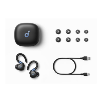 Anker Soundcore | Wireless Earbuds | Sport X20 Earhook | Bluetooth | In-Ear | Microphone | Black | Wireless Anker Soundcore | Wireless Earbuds | Sport X20 Earhook | Bluetooth | In-Ear | Microphone | Black | Wireless