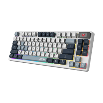 MSI FORGE GK600 TKL WIRELESS SKY | Gaming Keyboard | Wireless | Bluetooth | US | Mechanical Linear MSI FORGE GK600 TKL WIRELESS SKY | Gaming Keyboard | Wireless | Bluetooth | US | Mechanical Linear