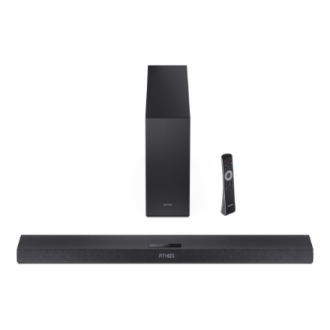 Sharp 2.1ch Ultra-slim Dolby Atmos/DTS Virtual: X Soundbar with Wireless Subwoofer | HT-SBW320 | 360 W | Bluetooth | Wireless co Sharp 2.1ch Ultra-slim Dolby Atmos/DTS Virtual: X Soundbar with Wireless Subwoofer | HT-SBW320 | 360 W | Bluetooth | Wireless co