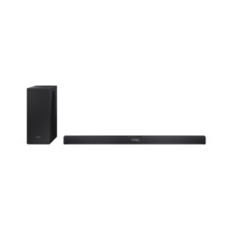 Sharp 2.1ch Ultra-slim Dolby Atmos/DTS Virtual: X Soundbar with Wireless Subwoofer | HT-SBW320 | 360 W | Bluetooth | Wireless co Sharp 2.1ch Ultra-slim Dolby Atmos/DTS Virtual: X Soundbar with Wireless Subwoofer | HT-SBW320 | 360 W | Bluetooth | Wireless co