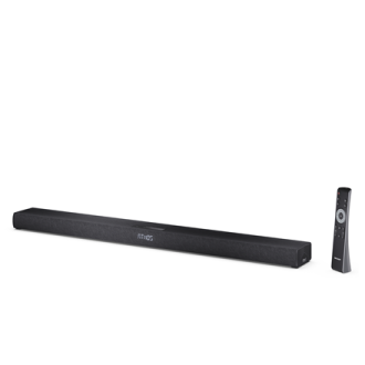 Sharp 2.1ch Ultra-slim Dolby Atmos/DTS Virtual: X Soundbar with Wireless Subwoofer | HT-SBW320 | 360 W | Bluetooth | Wireless co Sharp 2.1ch Ultra-slim Dolby Atmos/DTS Virtual: X Soundbar with Wireless Subwoofer | HT-SBW320 | 360 W | Bluetooth | Wireless co