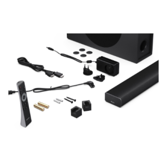 Sharp 2.1ch Ultra-slim Dolby Atmos/DTS Virtual: X Soundbar with Wireless Subwoofer | HT-SBW320 | 360 W | Bluetooth | Wireless co Sharp 2.1ch Ultra-slim Dolby Atmos/DTS Virtual: X Soundbar with Wireless Subwoofer | HT-SBW320 | 360 W | Bluetooth | Wireless co
