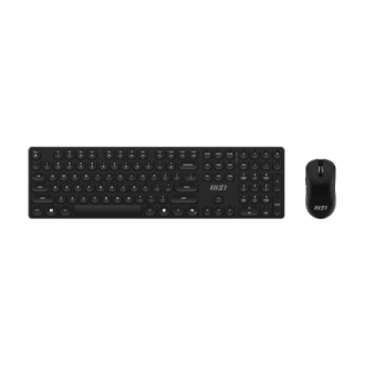 MSI | FORGE K210 | Keyboard and Mouse Set | Wireless | Mouse included | US | Scissor | Black MSI | FORGE K210 | Keyboard and Mouse Set | Wireless | Mouse included | US | Scissor | Black