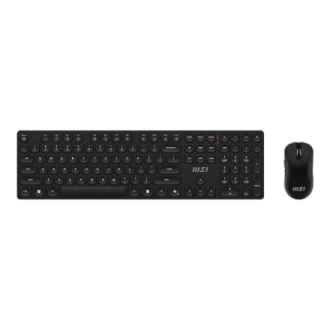 MSI | FORGE K210 | Keyboard and Mouse Set | Wireless | Mouse included | US | Scissor | Black MSI | FORGE K210 | Keyboard and Mouse Set | Wireless | Mouse included | US | Scissor | Black