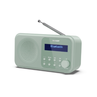 Sharp DR-P420(GN) Tokyo Portable Digital Radio, FM/DAB/DAB+, Bluetooth 5.0, USB or Battery Powered, Aquamarine Green | Sharp Sharp DR-P420(GN) Tokyo Portable Digital Radio, FM/DAB/DAB+, Bluetooth 5.0, USB or Battery Powered, Aquamarine Green | Sharp
