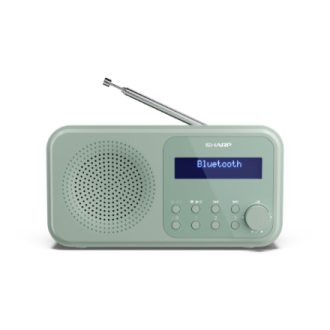 Sharp DR-P420(GN) Tokyo Portable Digital Radio, FM/DAB/DAB+, Bluetooth 5.0, USB or Battery Powered, Aquamarine Green | Sharp Sharp DR-P420(GN) Tokyo Portable Digital Radio, FM/DAB/DAB+, Bluetooth 5.0, USB or Battery Powered, Aquamarine Green | Sharp