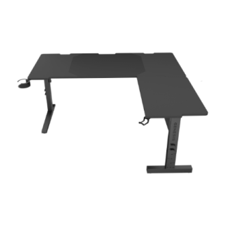 Genesis Gaming Desk | Holm 160 Modular Corner | Black/Anthracite Genesis Gaming Desk | Holm 160 Modular Corner | Black/Anthracite