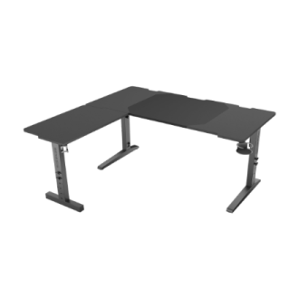 Genesis Gaming Desk | Holm 160 Modular Corner | Black/Anthracite Genesis Gaming Desk | Holm 160 Modular Corner | Black/Anthracite