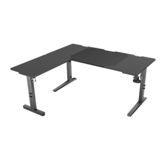 Genesis Gaming Desk | Holm 160 Modular Corner | Black/Anthracite Genesis Gaming Desk | Holm 160 Modular Corner | Black/Anthracite