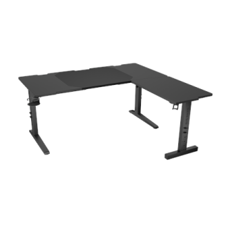 Genesis Gaming Desk | Holm 160 Modular Corner | Black/Anthracite Genesis Gaming Desk | Holm 160 Modular Corner | Black/Anthracite