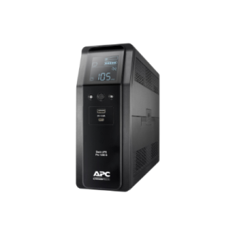 Schneider Electric APC Back-UPS Pro, tower, 230V, 8x IEC C13 outlets, sine wave, AVR, USB Type A+C ports, LCD, user-replaceable Schneider Electric APC Back-UPS Pro, tower, 230V, 8x IEC C13 outlets, sine wave, AVR, USB Type A+C ports, LCD, user-replaceable