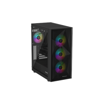 Genesis Gaming PC Case | Diaxid 605 ARGB | Midi Tower | Black Genesis Gaming PC Case | Diaxid 605 ARGB | Midi Tower | Black