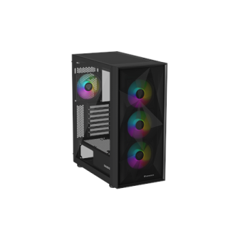 Genesis Gaming PC Case | Diaxid 605 ARGB | Midi Tower | Black Genesis Gaming PC Case | Diaxid 605 ARGB | Midi Tower | Black