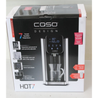 SALE OUT. Caso 01875 HOT 7 Turbo Hot water dispenser, Capacity 2.7 L, Black/Stainless Steel | SALE OUT. Caso Turbo Hot Water Dis 