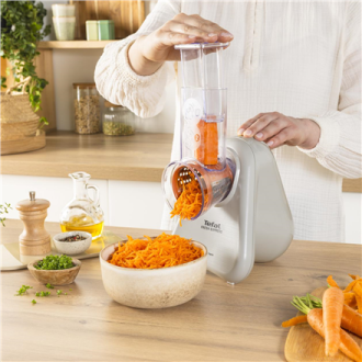TEFAL Vegetable slicer | Fresh Express DN853BE0 | Light Gray | 150 W TEFAL Vegetable slicer | Fresh Express DN853BE0 | Light Gray | 150 W