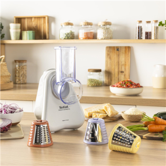TEFAL Vegetable slicer | Fresh Express DN853BE0 | Light Gray | 150 W TEFAL Vegetable slicer | Fresh Express DN853BE0 | Light Gray | 150 W