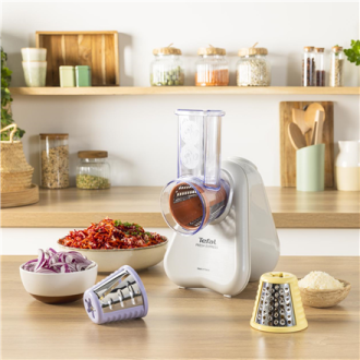 TEFAL Vegetable slicer | Fresh Express DN853BE0 | Light Gray | 150 W TEFAL Vegetable slicer | Fresh Express DN853BE0 | Light Gray | 150 W