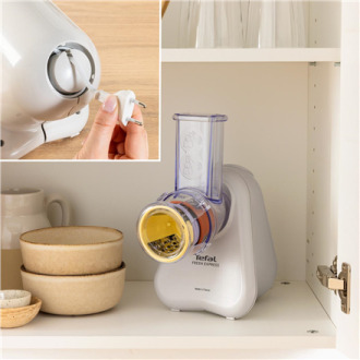 TEFAL Vegetable slicer | Fresh Express DN853BE0 | Light Gray | 150 W TEFAL Vegetable slicer | Fresh Express DN853BE0 | Light Gray | 150 W