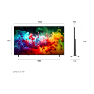 LG QNED 4K AI Mini LED TV | 85QNED70B3A | 85 | Smart TV | webOS | UHD | Black