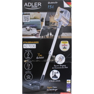 SALE OUT. | Adler | Vacuum Cleaner | AD 7036 | Corded operating | Handstick and Handheld | 800 W | - V | Operating radius 7 m | SALE OUT. | Adler | Vacuum Cleaner | AD 7036 | Corded operating | Handstick and Handheld | 800 W | - V | Operating radius 7 m |